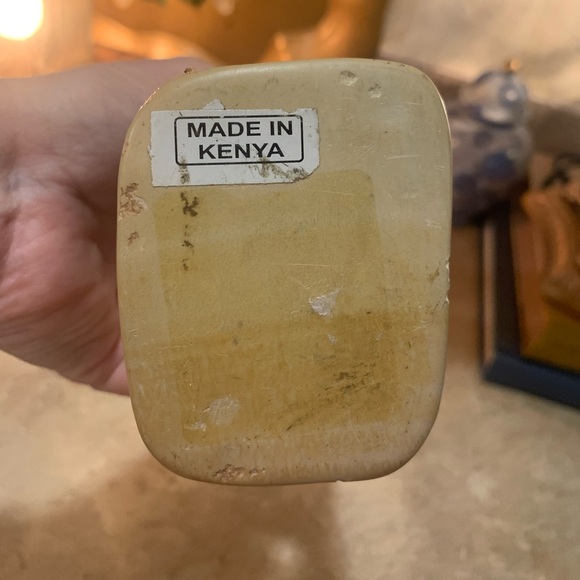 African Abstract Soap Stone Art LOVERS Sculpture Figurine from KENYA - Picture 5 of 7